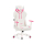 Fotel gamingowy DIABLO Chairs X-RAY Kids Size różowo-biały
